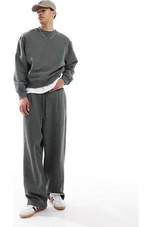 ASOS Heavyweight co-ord jogger in washed khaki