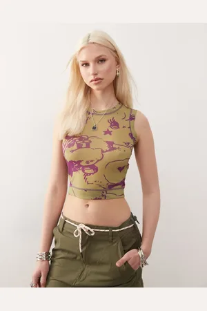 Deus Ex Machina Kindness mesh tank top in