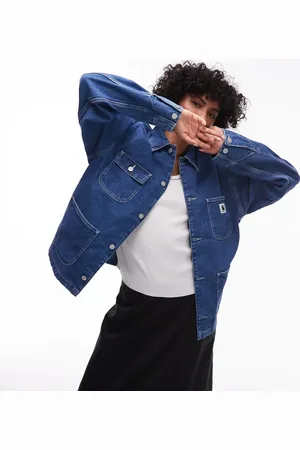 Carhartt OG Michigan denim jacket in mid wash