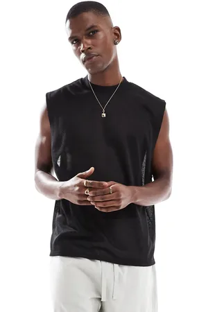 ASOS Oversized linen look tank in