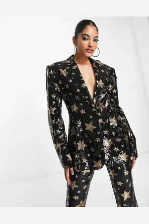 ASOS Star sequin blazer in