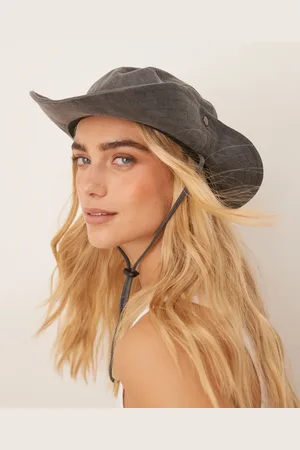 My Accessories Safari style bucket hat in washed