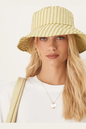 My Accessories Stripe sun hat in