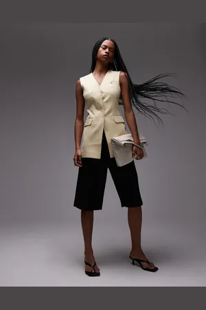 & OTHER STORIES Longline waistcoat in light