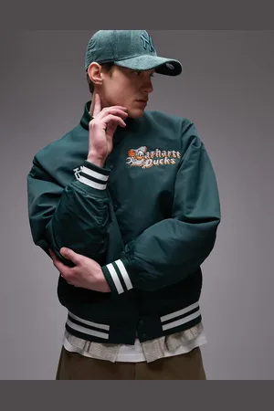 Carhartt Flaming ducks bomber jacket in