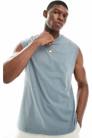 Pull&Bear Tank top vest in powder blue