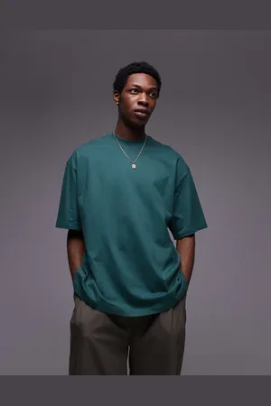 Topman Extreme oversized fit t-shirt in dark