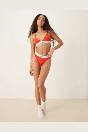 Calvin Klein Modern Cotton high leg tanga in