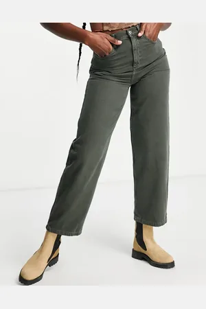 Topshop High rise Baggy jeans in