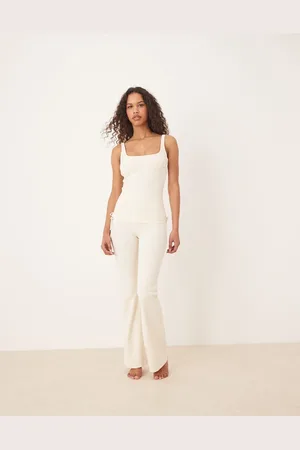 Tala Wrap High waisted Yoga Pant in cream