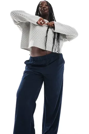 ONLY Wide leg pull on cord trouser in