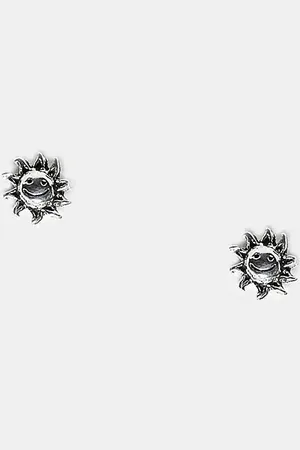 Kingsley Ryan Sunflower stud earrings in sterling