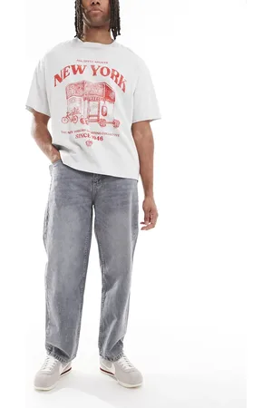 Pull&Bear Baggy fit jeans in