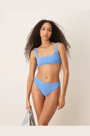& OTHER STORIES Mix and match crinkle high leg bikini bottom in