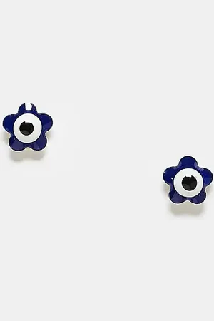 Kingsley Ryan Enamel flower stud earrings