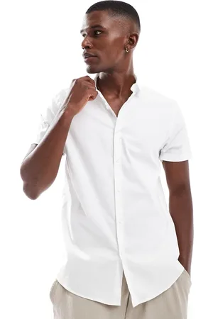 New Look Short sleeve poplin shirt in