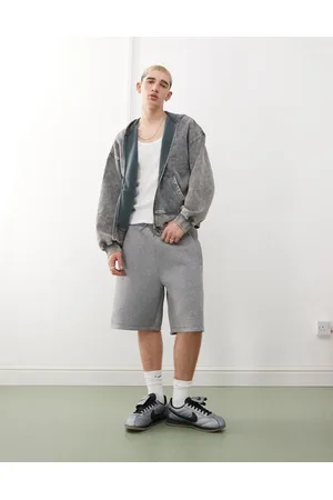 Weekday Simon scuba jersey shorts in melange
