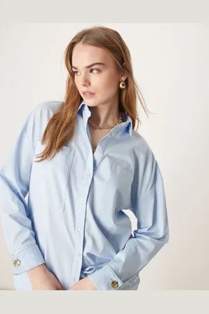 Pretty Lavish Cotton poplin shirt co-ord in