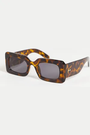 & OTHER STORIES Rectangle sunglasses in tortoise shell