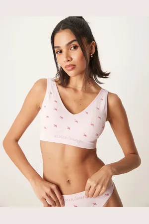 Boux Avenue Rose printed bralette in