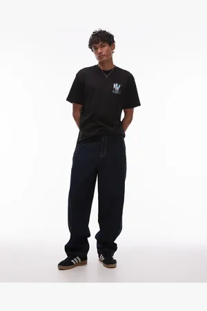 Dickies Madison loose fit denim jeans in rinsed indigo