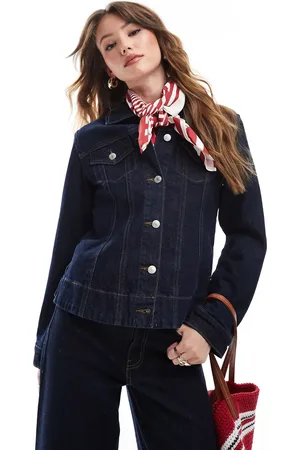 ONLY Fitted denim jacket co-ord in indigo