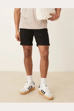 ASOS Stretch slim regular length denim shorts in