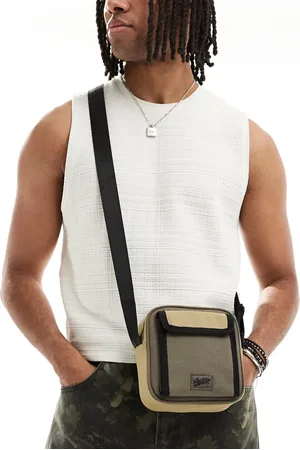 Pull&Bear Small cross body bag in khaki