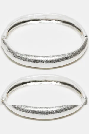 Reclaimed Unisex bangle 2 pack in