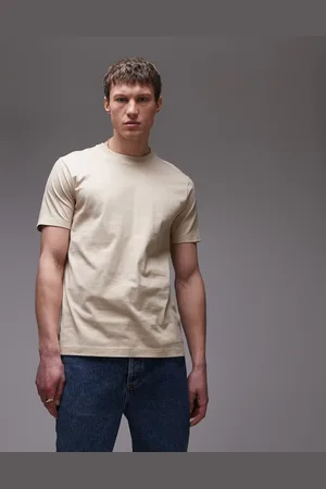 Topman Regular fit t-shirt in stone