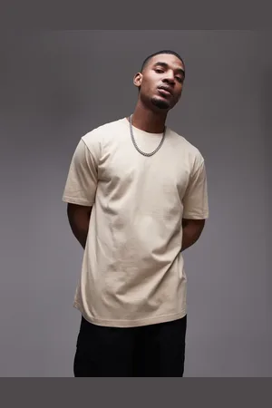 Topman Oversized fit t-shirt in stone