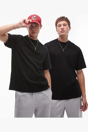 Topman 2 pack oversized fit t-shirt in