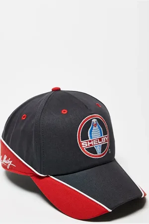 Hollister Auto motif contrast panel snapback cap in