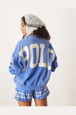 Ralph Lauren Looser fit back print sweatshirt in