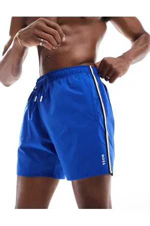 HUGO BOSS Boss Iconic logo swim short in with side stripe