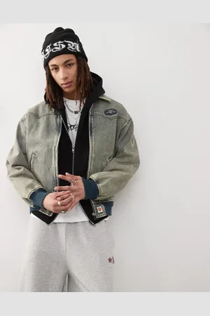 A Bathing Ape Aape by A Bathing Ape denim western jacket with back embroidery in vintage wash