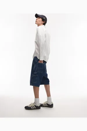 Carhartt Single knee jort in mid wash