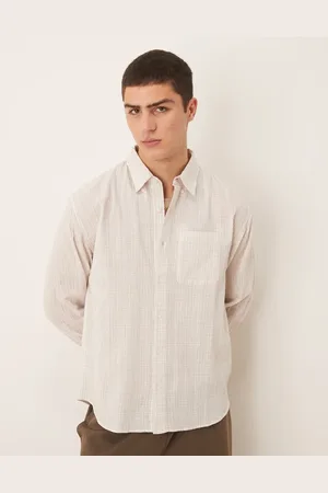 Abercrombie & Fitch Long sleeve plaid shirt in check