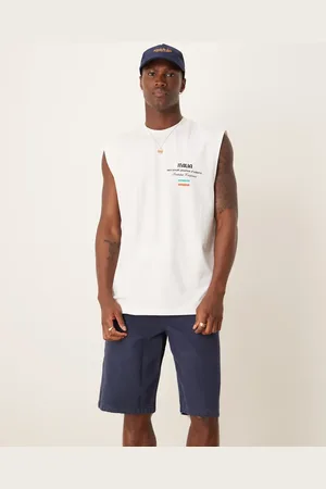 ASOS Oversized vest in with limoncello print