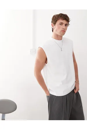 Weekday Oversized sleeveless t-shirt in