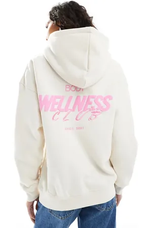 Cotton On Cotton On plush premium wellness hoodie in coconut milk