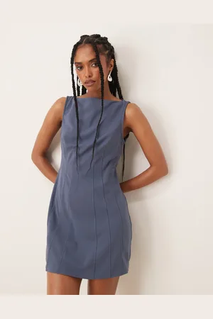 ASOS Sleeveless seam detail mini dress in
