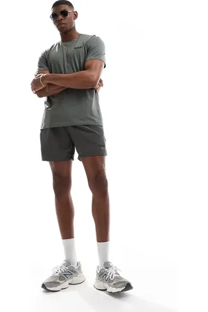 Emporio Armani Logo swim shorts in khaki CO-ORD