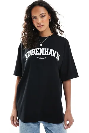 JJXX Oversized t-shirt with kobenhavn print in