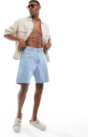 JJ Loose fit denim shorts in light wash