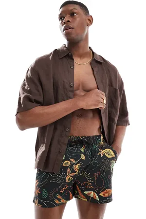 Native Youth All over stitch print swimshorts in
