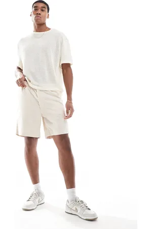 JACK & JONES Linen mix short in cream