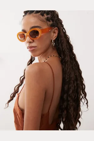 Reclaimed Bubble oval sunglasses in