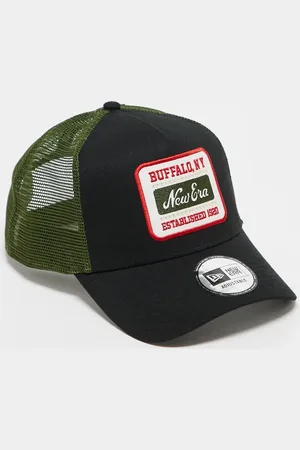 New Era Vintage patch trucker cap in multi