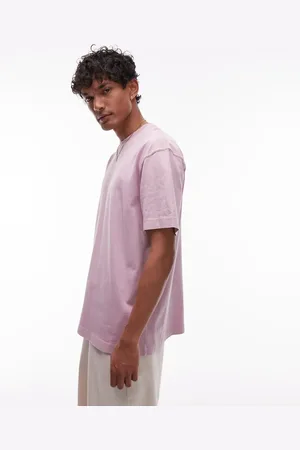 Topman Oversized fit t-shirt in washed lilac